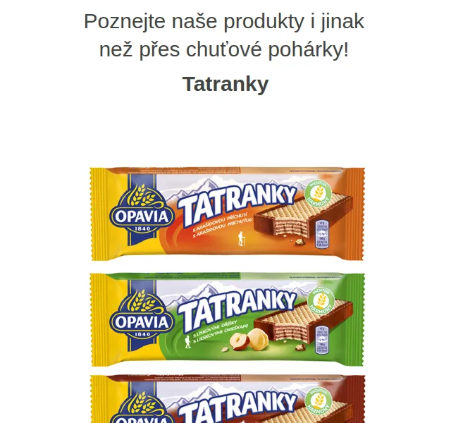 Váš HRUŠKA tým: Tatranky od 9,50 Kč – červenec 2026 | Nuslet.cz