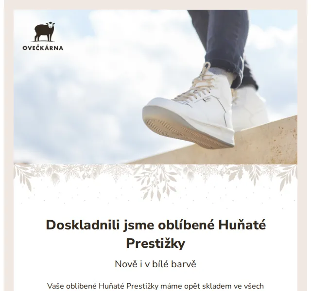 Ovečkárna: Huňaté Prestižky s 5% slevou – červen 2026 | Nuslet.cz