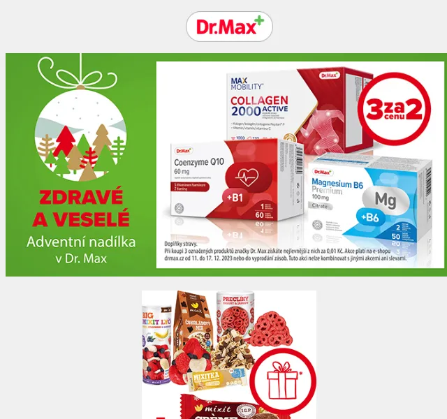 Dr.Max E-shop: Zdravý životní styl se slevou až 42 % – červenec 2026 | Nuslet.cz