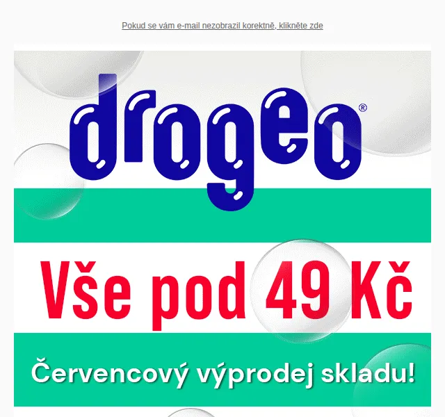 Drogeo: Vše pod 49 Kč – červen 2026 | Nuslet.cz
