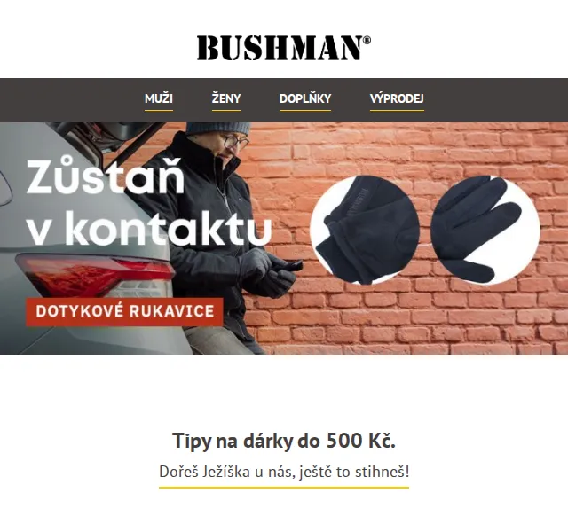 BUSHMAN: Tipy na dárky do 500 Kč – červenec 2026 | Nuslet.cz