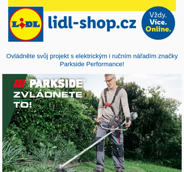 Lidl: Precizně s Parkside Performance – červenec 2026 | Nuslet.cz