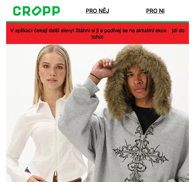 Cropp: Nový školní rok – Džíny, mikiny, trika | září