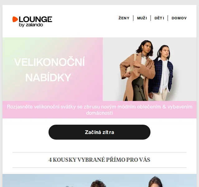 Lounge by Zalando: Až 80 % sleva – Velikonoce 2026