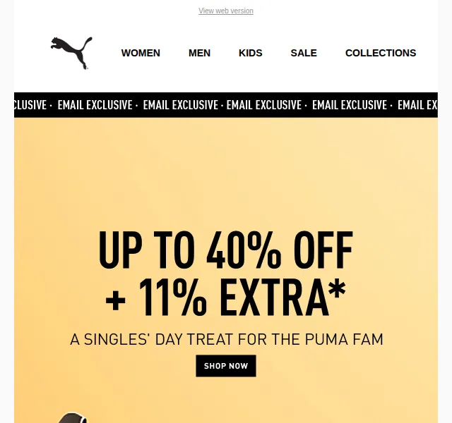 PUMA: Sleva až 40 % + extra 11 % – červenec 2026 | Nuslet.cz