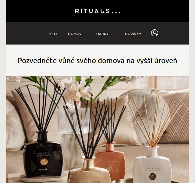 Rituals: Domácí vůně se slevou 15 % – červenec 2026 | Nuslet.cz