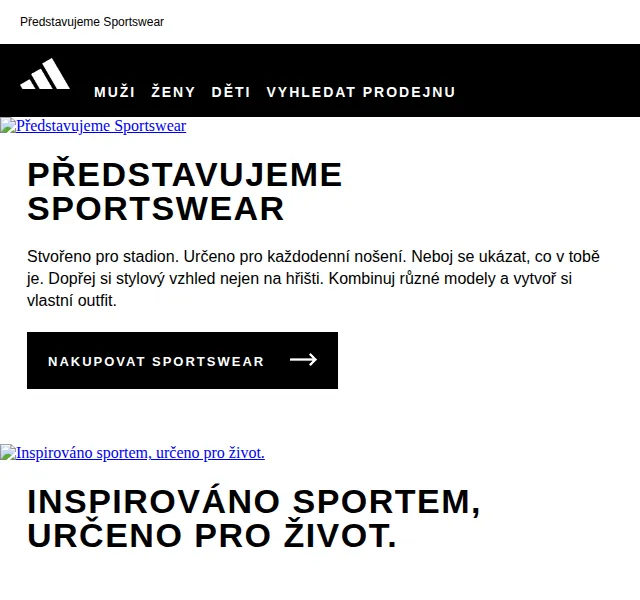 adidas: Sportswear kolekce – červen 2026 | Nuslet.cz