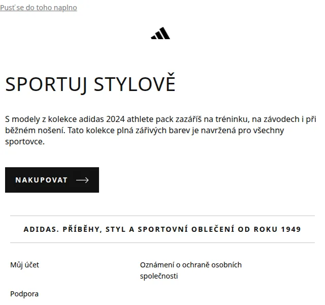 adidas: 2024 Athlete Pack – červen 2026 | Nuslet.cz