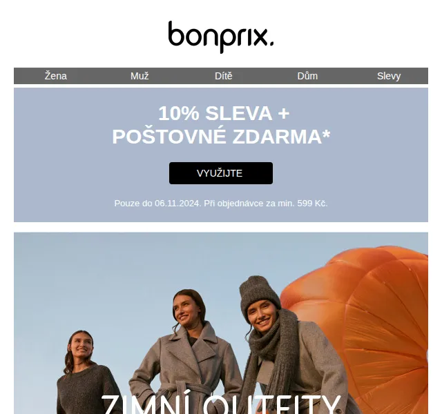 Bonprix: 10% sleva + poštovné ZDARMA – červenec 2026 | Nuslet.cz