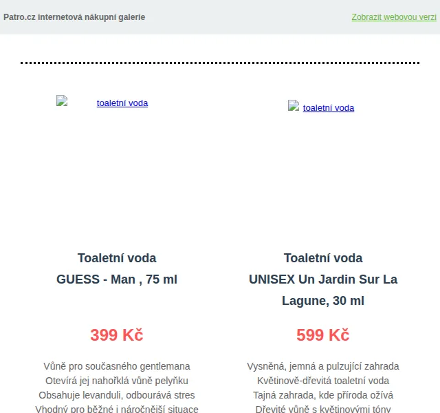 Patro.cz: Parfémy a šperky se slevou – červen 2026 | Nuslet.cz
