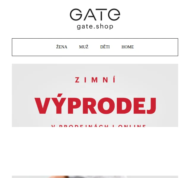 Gate.shop: Zimní bundy a kabáty od 158 Kč – červenec 2026 | Nuslet.cz