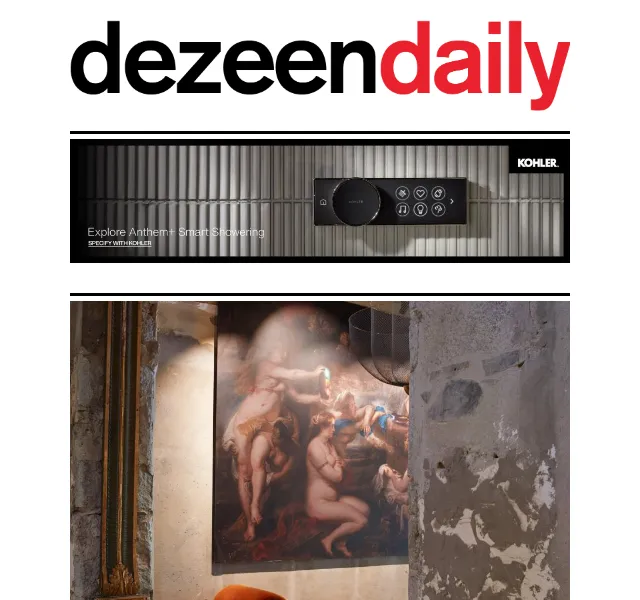 Dezeen Daily: Nejnovější architektura a design – červen 2026 | Nuslet.cz