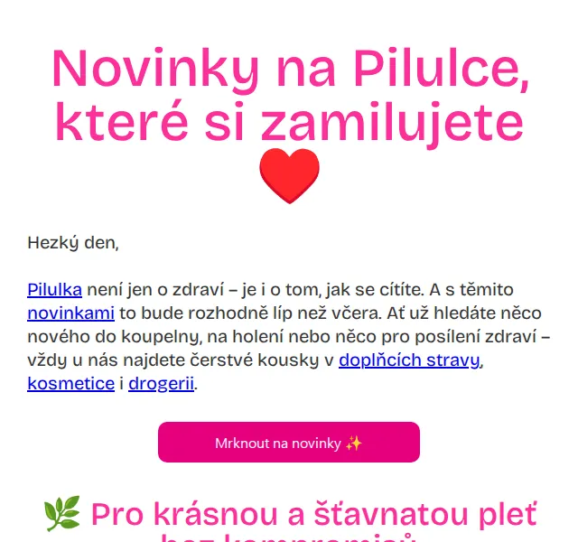 Pilulka: Korejská kosmetika Dr. Jart+ a Biodance – červenec 2026 | Nuslet.cz