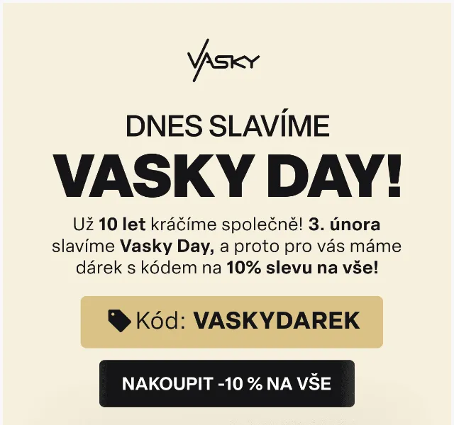 Vasky: Narozeninová akce na boty – duben 2026 | Nuslet.cz