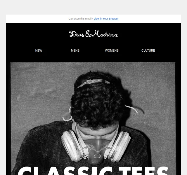 Deus Ex Machina: Classic Tees restock – červen 2026 | Nuslet.cz