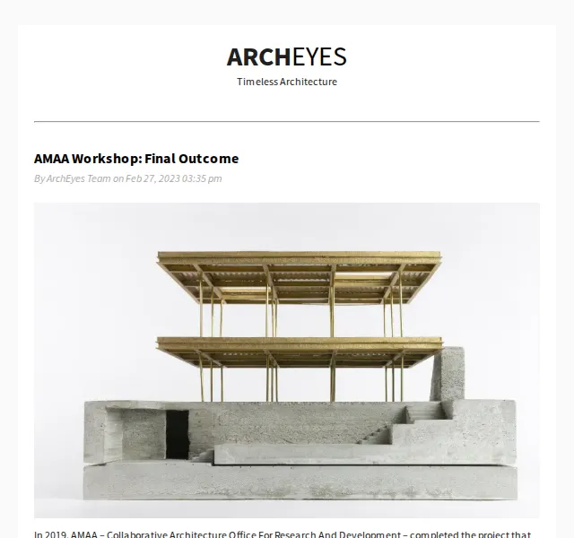 ArchEyes: Novinky z architektury – červen 2026 | Nuslet.cz
