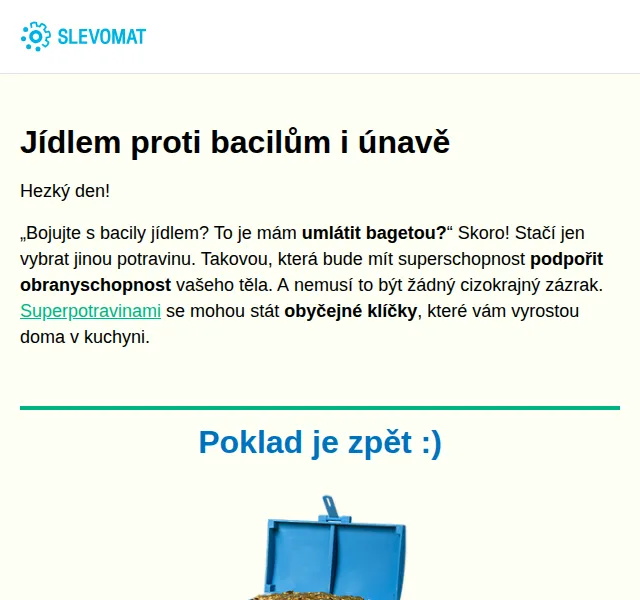 Slevomat: Superpotraviny a zdravé dobroty – červenec 2026 | Nuslet.cz