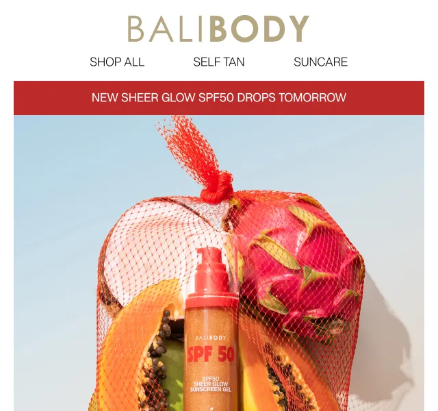 Bali Body: Nová Sheer Glow kolekce – květen 2026