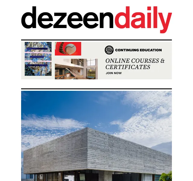Dezeen Daily: Nové projekty architektury s prosklenými stěnami – červen 2026 | Nuslet.cz