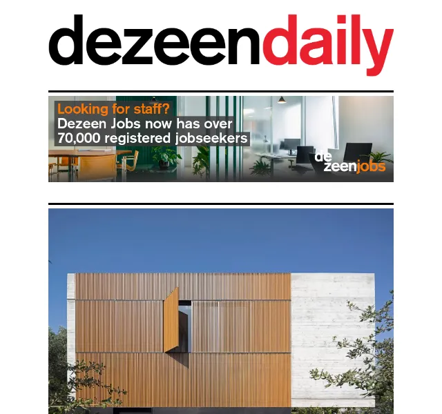 Dezeen Daily: nová kolekce architektury a designu – červen 2026 | Nuslet.cz