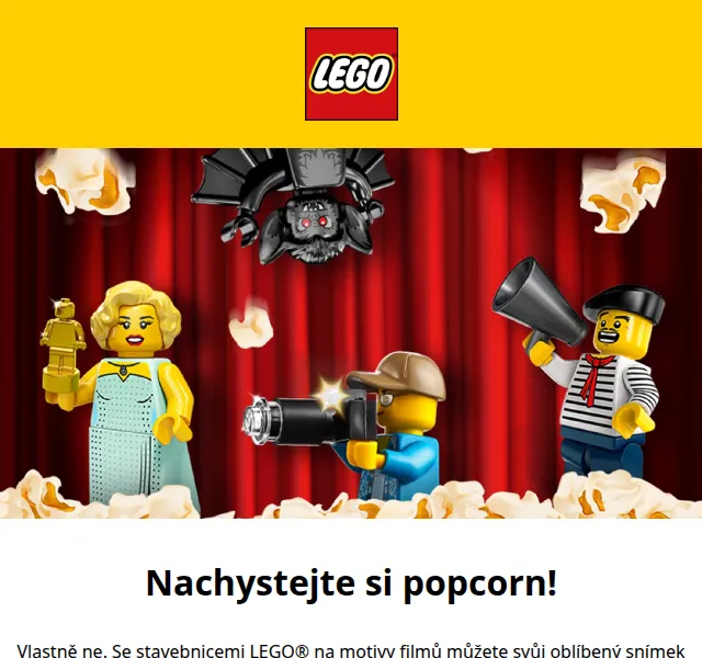 LEGO®: Nové filmové stavebnice a dárky k 90. výročí – červen 2026 | Nuslet.cz