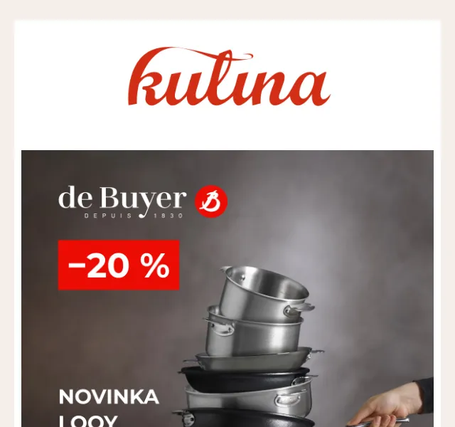 KULINA.cz: Sleva 20 % na de Buyer LOQY – červenec 2026 | Nuslet.cz