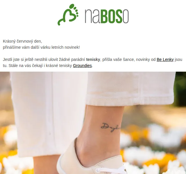 naBOSo: Nové tenisky Be Lenka, Lurchi a 3F BAR3FOOT – červen 2026 | Nuslet.cz