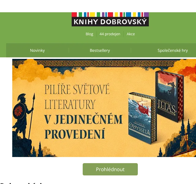 KnihyDobrovsky.cz: Nové knihy až do 20 % – Červen 2026