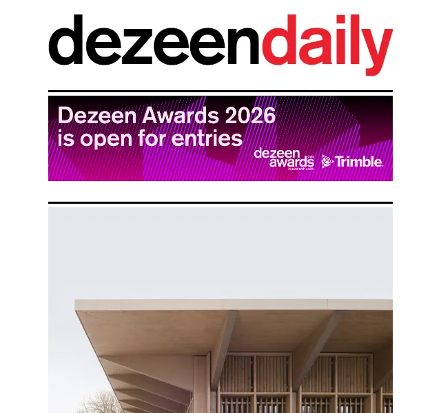Dezeen Daily: Architektonické novinky z března – červenec 2026 | Nuslet.cz