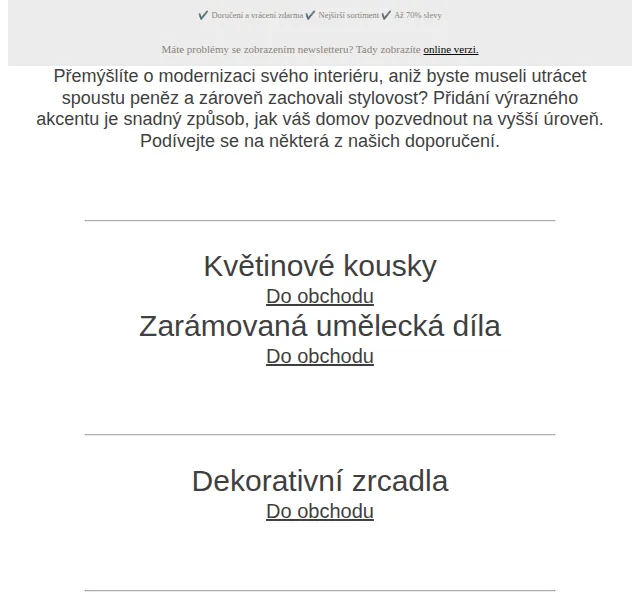 Beliani.cz: Až 56% slevy na bytové dekorace – červen 2026 | Nuslet.cz