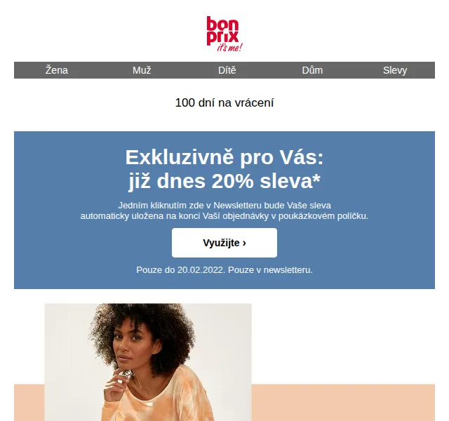 bonprix: 20% sleva na vše – červen 2026 | Nuslet.cz