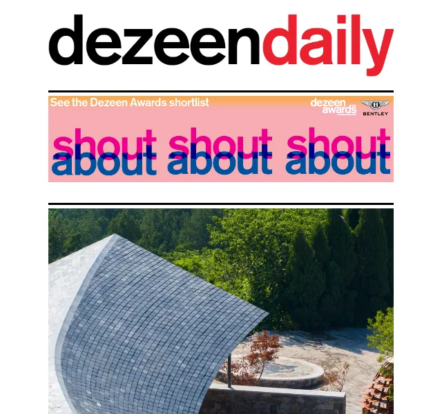 Dezeen Daily: novinky z architektury a designu – červenec 2026 | Nuslet.cz