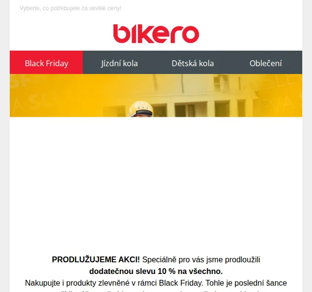 czbikero: Sleva 10 % + Black Friday – červenec 2026 | Nuslet.cz