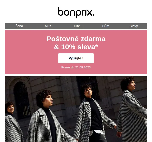 bonprix: 10% sleva a poštovné zdarma – červenec 2026 | Nuslet.cz