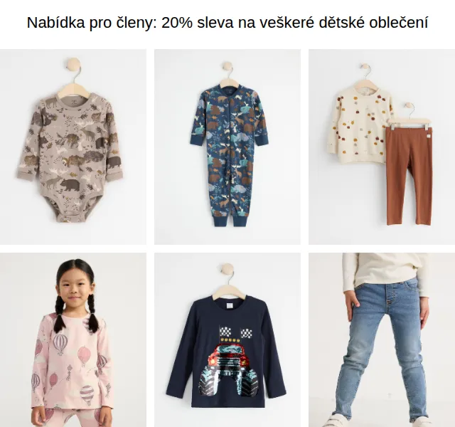 Lindex: Sleva 20 % na dětské oblečení – září 2026 | Nuslet.cz