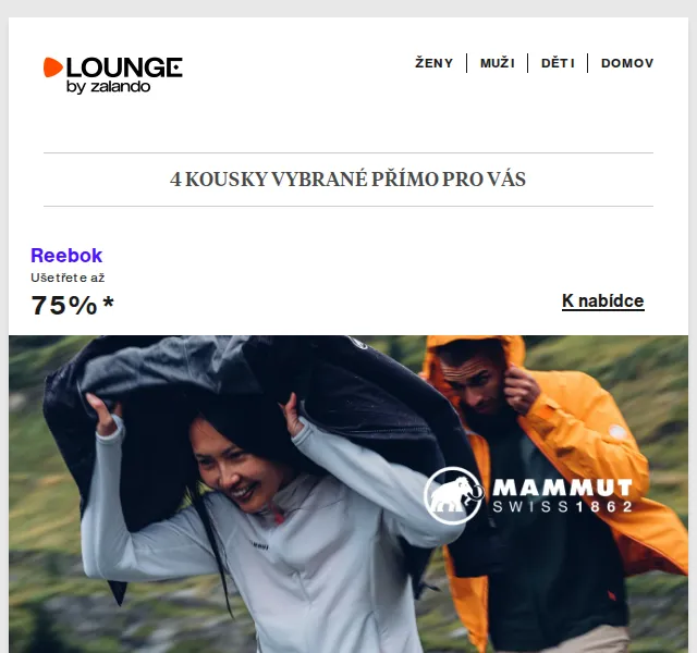 Lounge by Zalando: Reebok, Mammut, Abercrombie – červenec 2026 | Nuslet.cz