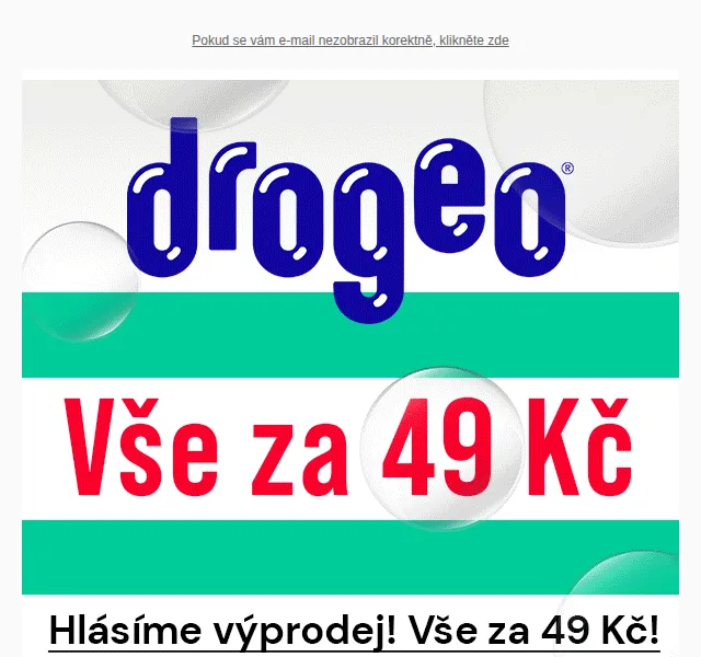 Drogeo: Vše za 49 Kč – červen 2026 | Nuslet.cz