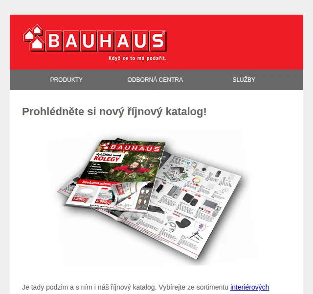 BAUHAUS: Říjnový katalog – podzimní sortiment 2026 | Nuslet.cz
