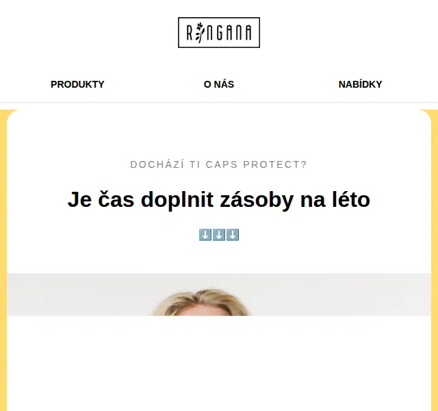 RINGANA: CAPS protect sleva – červenec 2026 | Nuslet.cz