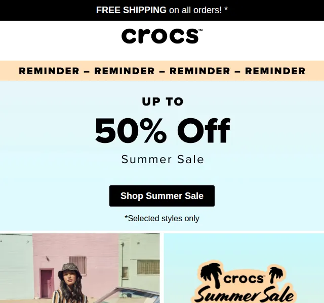 Crocs: letní výprodej až 50 % sleva – červenec 2026 | Nuslet.cz