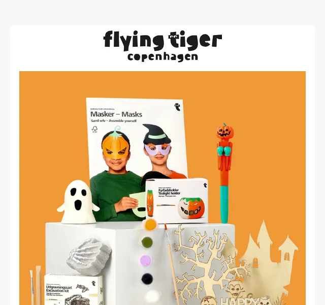 Flying Tiger Copenhagen: Halloween DIY dekorace – červen 2026 | Nuslet.cz