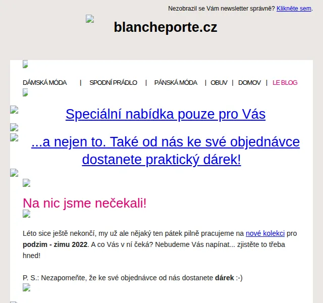 Blancheporte: Nová podzimní kolekce – červenec 2026 | Nuslet.cz
