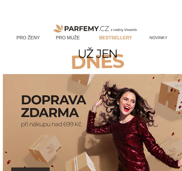 Parfemy.cz: Doprava ZDARMA – listopad 2022 | Nuslet.cz