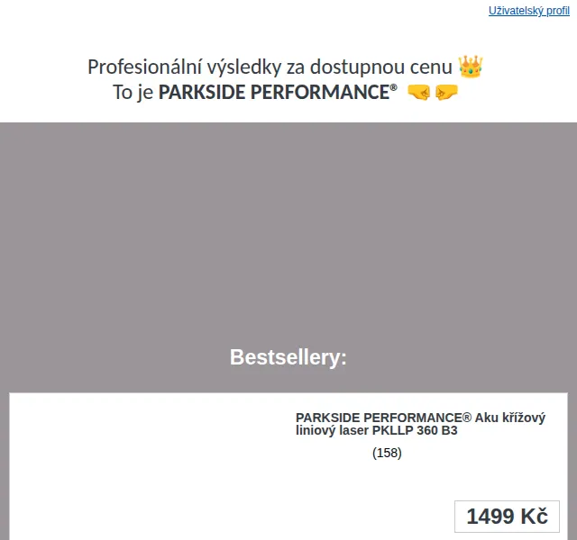 Lidl: PARKSIDE PERFORMANCE a Masterpro akce – červenec 2026 | Nuslet.cz