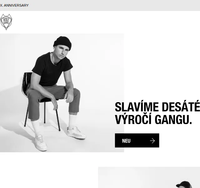 Wolfgangstore: 10% sleva k výročí Gangux – červen 2026 | Nuslet.cz
