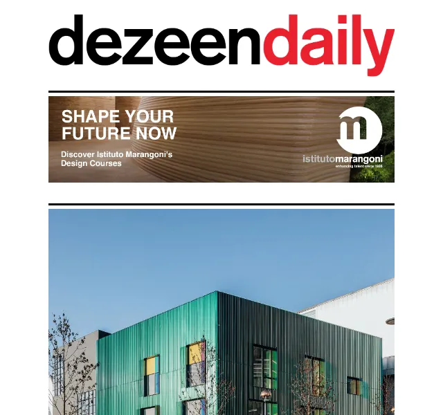 Dezeen Daily: Novinky z architektury a designu – červen 2026 | Nuslet.cz
