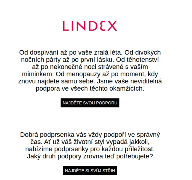 Lindex: nová kolekce podprsenek – červen 2026 | Nuslet.cz