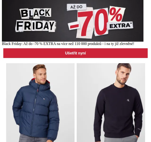 ABOUT YOU: Black Friday – až -70 % extra na 110 000+ produktů – červen 2026 | Nuslet.cz