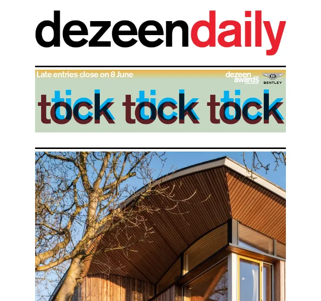 Dezeen Daily: novinky z architektury a designu – červenec 2026 | Nuslet.cz
