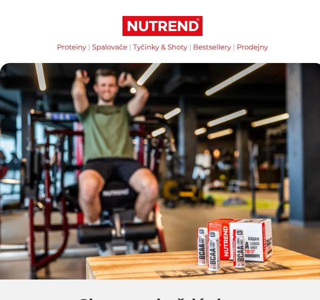 Nutrend: Shoty se slevou 15 % – květen 2026 | Nuslet.cz